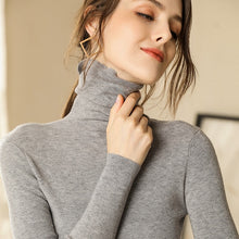 Load image into Gallery viewer, Autumn and Winter New Cashmere Sweater Women High Collar Pullover Fashion Sweater Warm Bottom Sweater