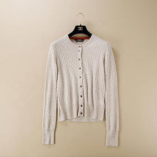 Load image into Gallery viewer, 2019 New Women's Cashmere Sweater Wool Round Neck Cardigan Autumn Winter Sweater Cardigan Long Sleeve Sweater Coat Women
