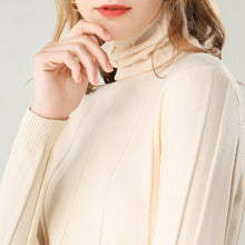 Load image into Gallery viewer, adohon 2019 woman winter 100% Cashmere sweaters and auntmun knitted Pullovers High Quality Warm Female thickening Turtleneck
