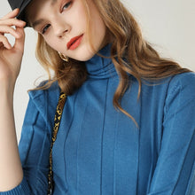 Load image into Gallery viewer, adohon 2019 woman winter 100% Cashmere sweaters and auntmun knitted Pullovers High Quality Warm Female thickening Turtleneck
