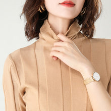 Load image into Gallery viewer, adohon 2019 woman winter 100% Cashmere sweaters and auntmun knitted Pullovers High Quality Warm Female thickening Turtleneck
